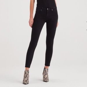 7 for all mankind black skinny jeans